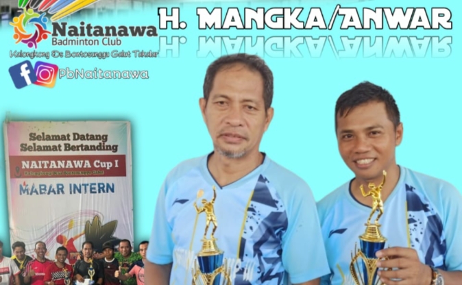 Ketua Komisi III Juarai Turnamen Bulutangkis Naitanawa CUP