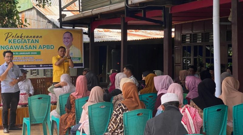 Lukman B Kady Bantu Masyarakat Desa Pencong di Gowa