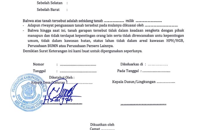 Kades Bontosunggu Dinaungi Kadus, Blangko Kosong Buktinya